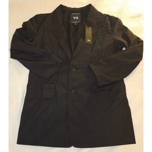 Y-3 Light Ultralight Nylon Blazer Mens Medium Black NWT